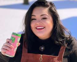 Celina promotes brands like Cove Kombucha through different social media platforms.